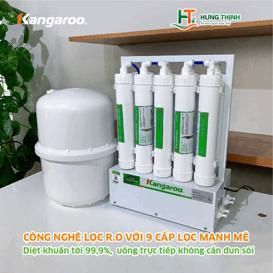 Hệ thống 9 lõi lọc giàu nước hydrogen
